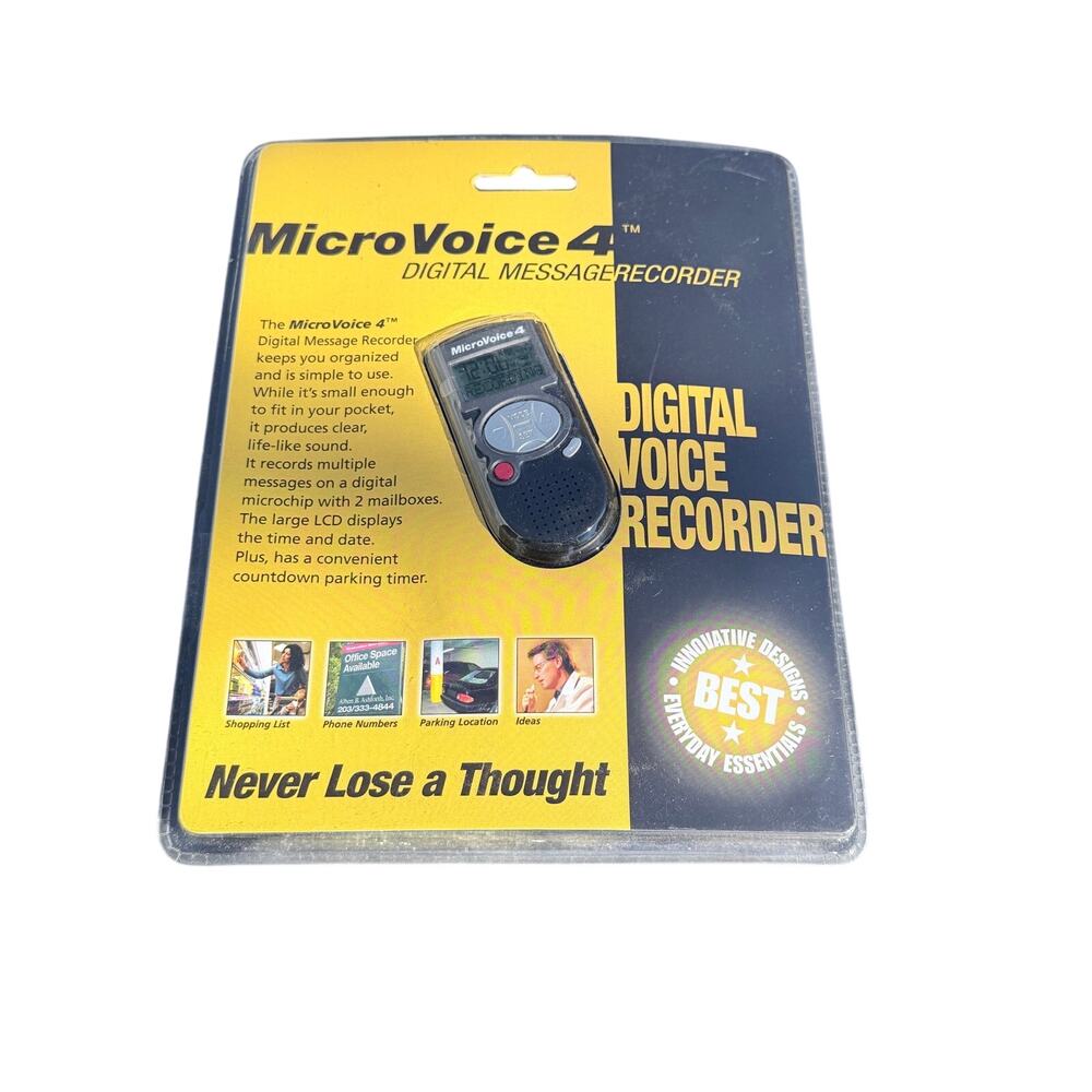 Micro Voice 4 Digital Voice Recorder #B15 - New in Package